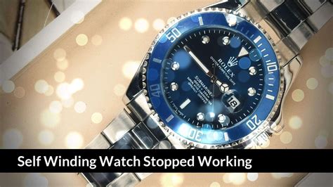 rolex self-winding not working|rolex self winding problems.